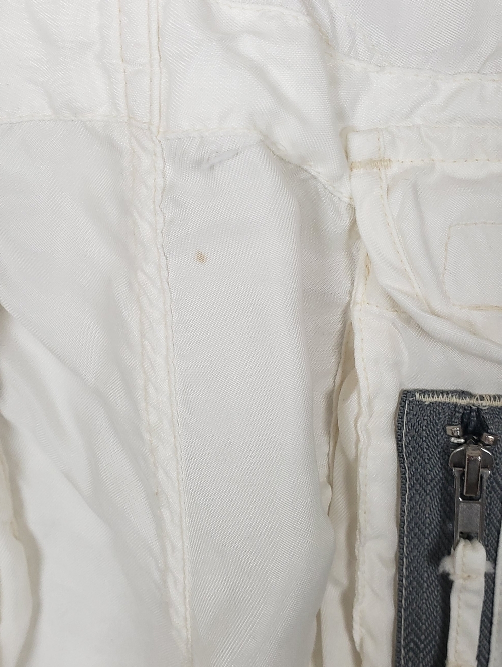 Johnny Was Pete & Greta Marika Cargo Pants Button Zipper Front White Y2K - Picture 13 of 13